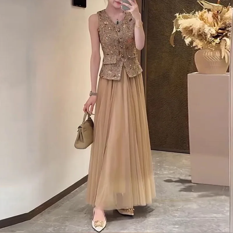 Summer New French Small Fragrant Two Piece Set For Woman Skirt Sets Conjuntos Femininos Elegantes 2 Piece Sets Women Outfit
Summer New French Small Fragrant Two Piece Set For Woman Skirt Sets Conjuntos Femininos Elegantes 2 Piece Sets Women Outfit