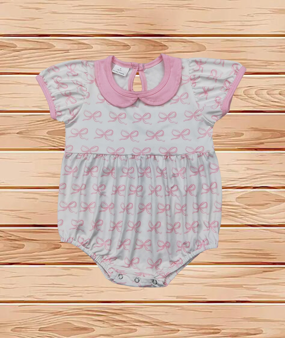 4.10 Wholesale western boutique onesies Newborn toddler Baby Infant Girls Pink Short Ruffle Sleeves Bows Doll Collar Rompers
4.10 Wholesale western boutique onesies Newborn toddler Baby Infant Girls Pink Short Ruffle Sleeves Bows Doll Collar Rompers