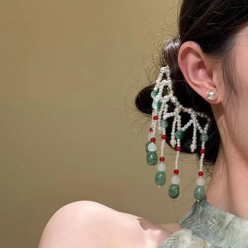 Hair Accessories Braid Hair Jewelry Chinese Style Pearl Tassel U-Shaped Hairpin Scene Accessories 2000S Hair Barrette Hair Stick
Hair Accessories Braid Hair Jewelry Chinese Style Pearl Tassel U-Shaped Hairpin Scene Accessories 2000S Hair Barrette Hair Stick
