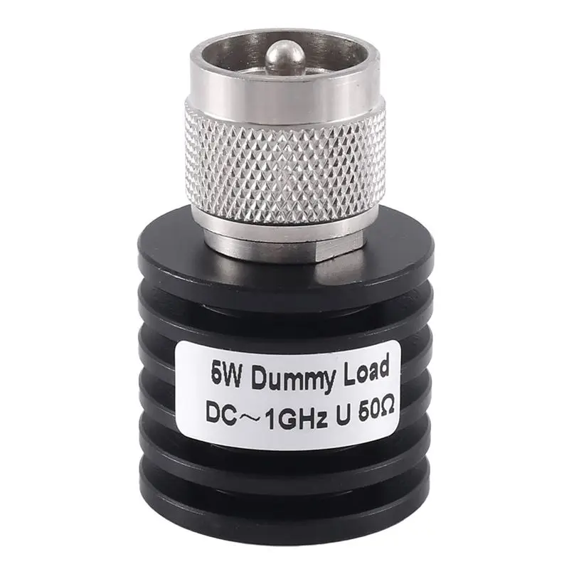 ABKQ-UHF M PL259 SO239 Male Load High-Power 5W Coaxial Termination DUMMY Load 50Ohm DC-1GHZ With Heat Sink Low Standing Wave
ABKQ-UHF M PL259 SO239 Male Load High-Power 5W Coaxial Termination DUMMY Load 50Ohm DC-1GHZ With Heat Sink Low Standing Wave