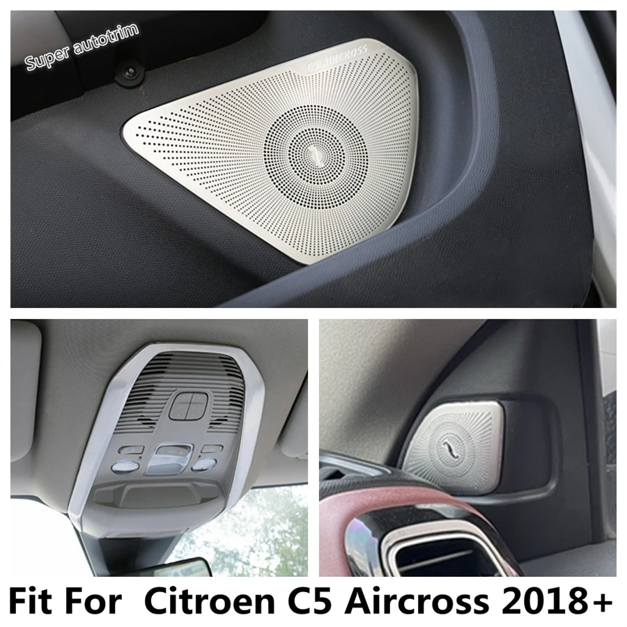 Reading Light Lamp / Door Speaker Tweeter / Pillar A Audio Cover Trim Interior Accessories For Citroen C5 Aircross 2018 - 2022
Reading Light Lamp / Door Speaker Tweeter / Pillar A Audio Cover Trim Interior Accessories For Citroen C5 Aircross 2018 - 2022