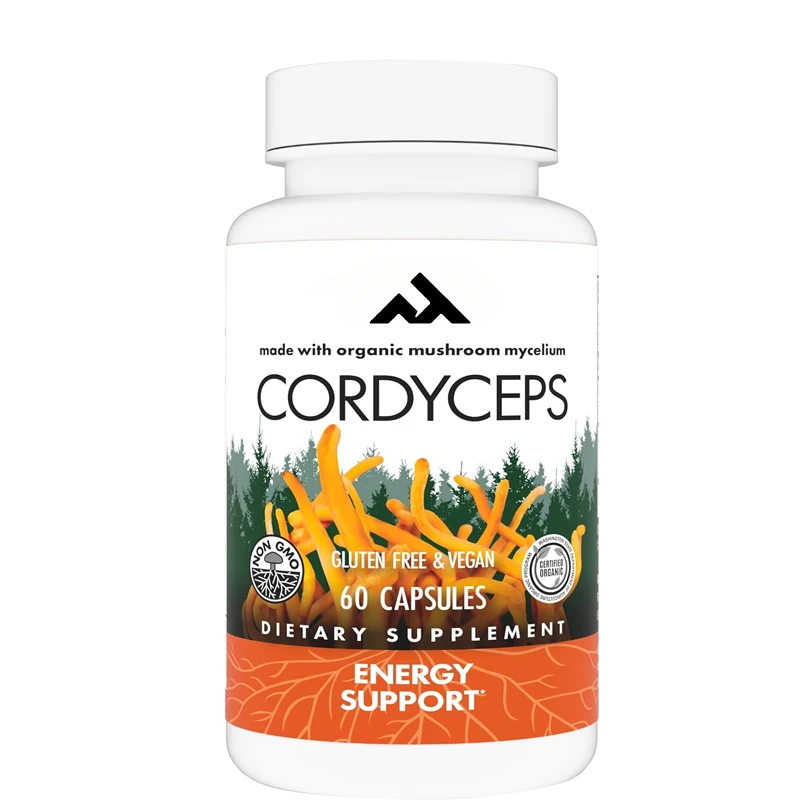 Cordyceps Sinensis Capsules - Immune and Energy Support Supplements - Fitness Support Supplements Help with Oxygen Absorption
Cordyceps Sinensis Capsules - Immune and Energy Support Supplements - Fitness Support Supplements Help with Oxygen Absorption