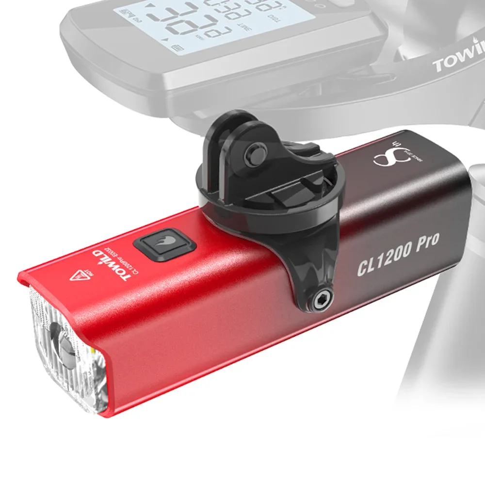 TOWILD CL1200Pro Bicycle Light 5000mAh Smart Bike Light 1200LM Aluminum Front Lamp Type-C Charging MTB Road Cycling Headlights
TOWILD CL1200Pro Bicycle Light 5000mAh Smart Bike Light 1200LM Aluminum Front Lamp Type-C Charging MTB Road Cycling Headlights