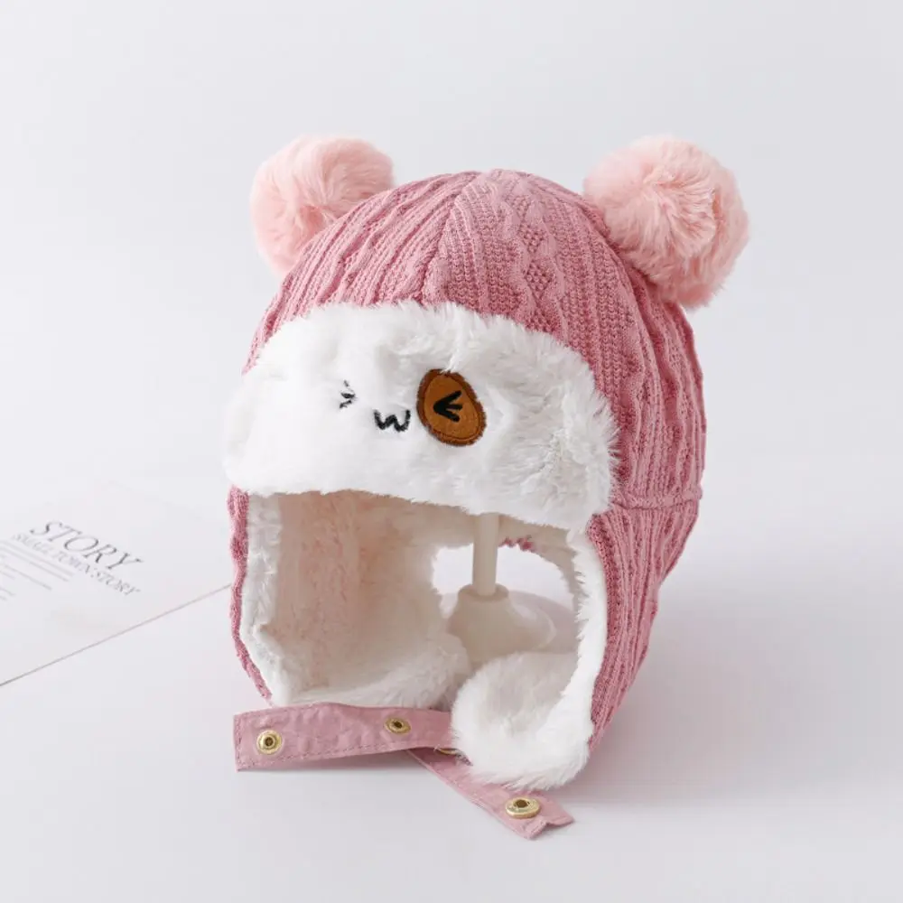 Fashion Autumn Winter Warm Hat Cute Pompoms Thickned Ear Protection Cap Cold Proof Windproof Pullover Hats for Children
Fashion Autumn Winter Warm Hat Cute Pompoms Thickned Ear Protection Cap Cold Proof Windproof Pullover Hats for Children