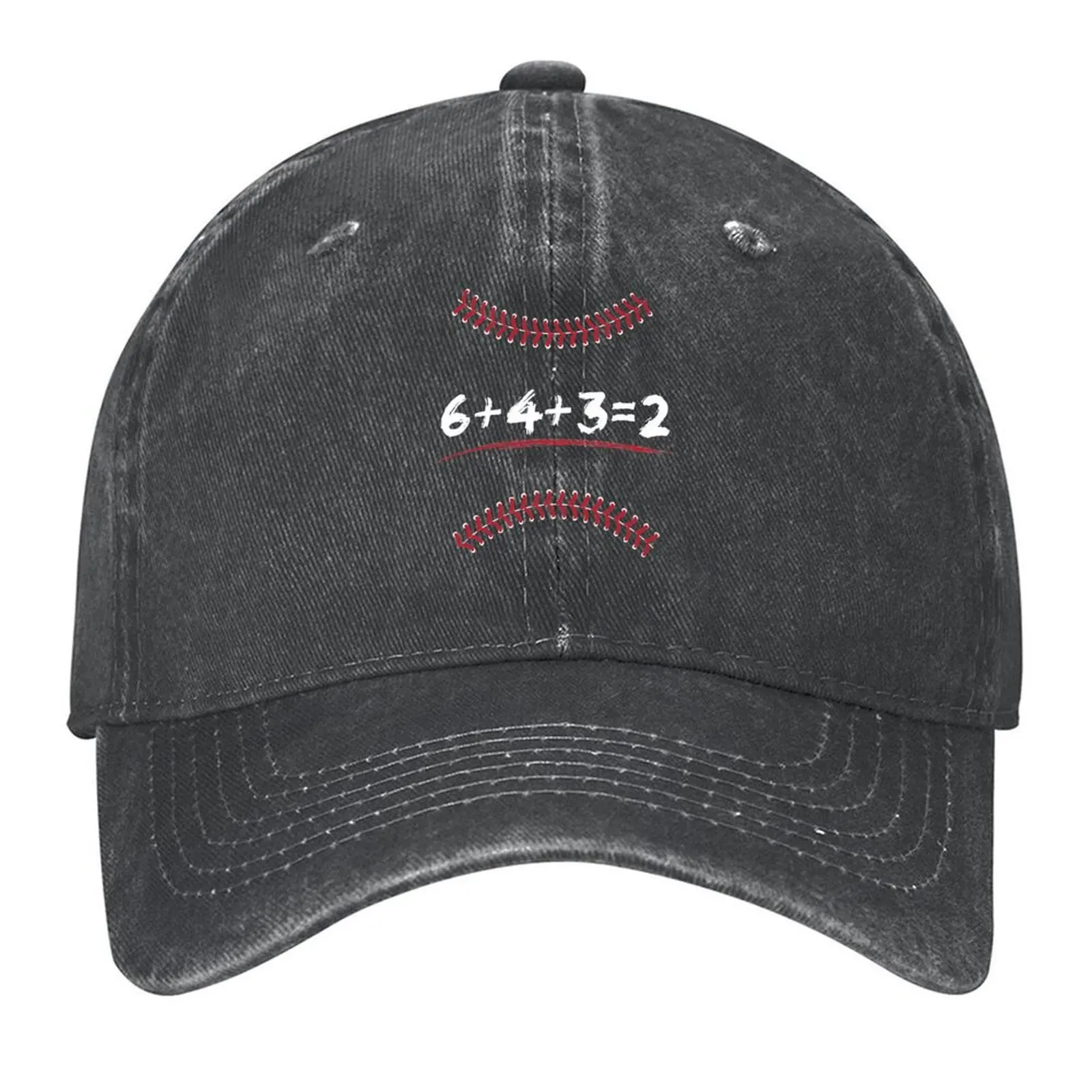 Mens 6+4+3=2 Double Play Baseball Math Game Positions Design Baseball Cap Cosplay party Hat Men Golf Wear Women's
Mens 6+4+3=2 Double Play Baseball Math Game Positions Design Baseball Cap Cosplay party Hat Men Golf Wear Women's