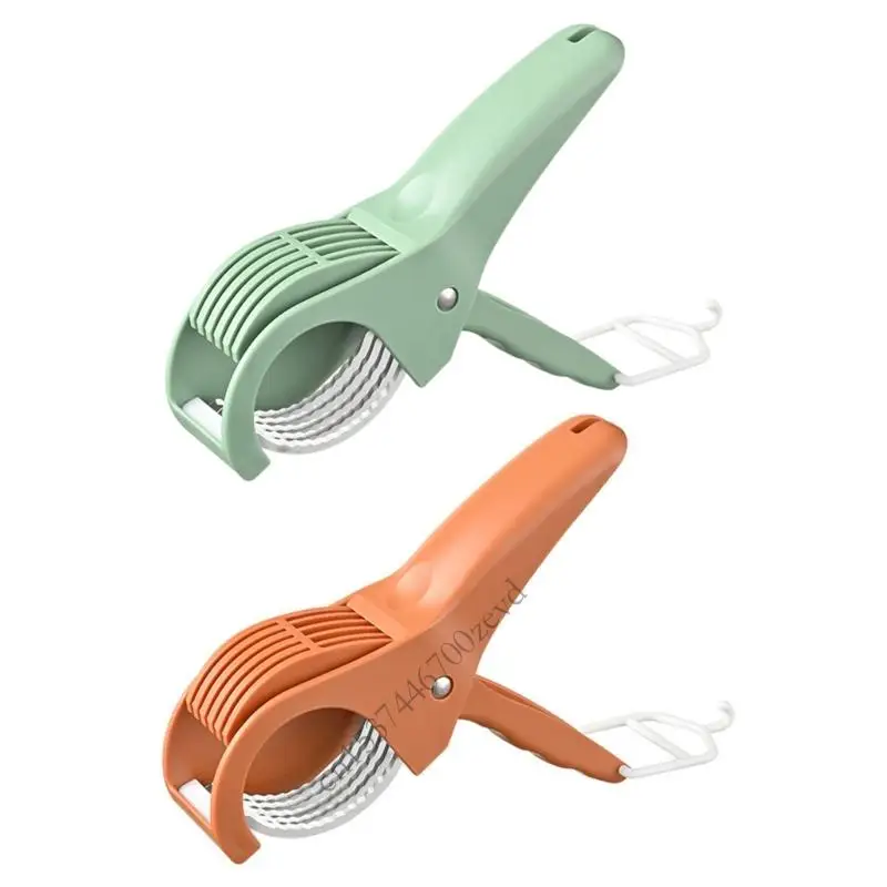 Banana Slicer,ABS + Stainless Steels Fruit and Vegetable Salad Peeler Cutter Kitchen Tool for Banana,Strawberry,Grape P9YB
Banana Slicer,ABS + Stainless Steels Fruit and Vegetable Salad Peeler Cutter Kitchen Tool for Banana,Strawberry,Grape P9YB