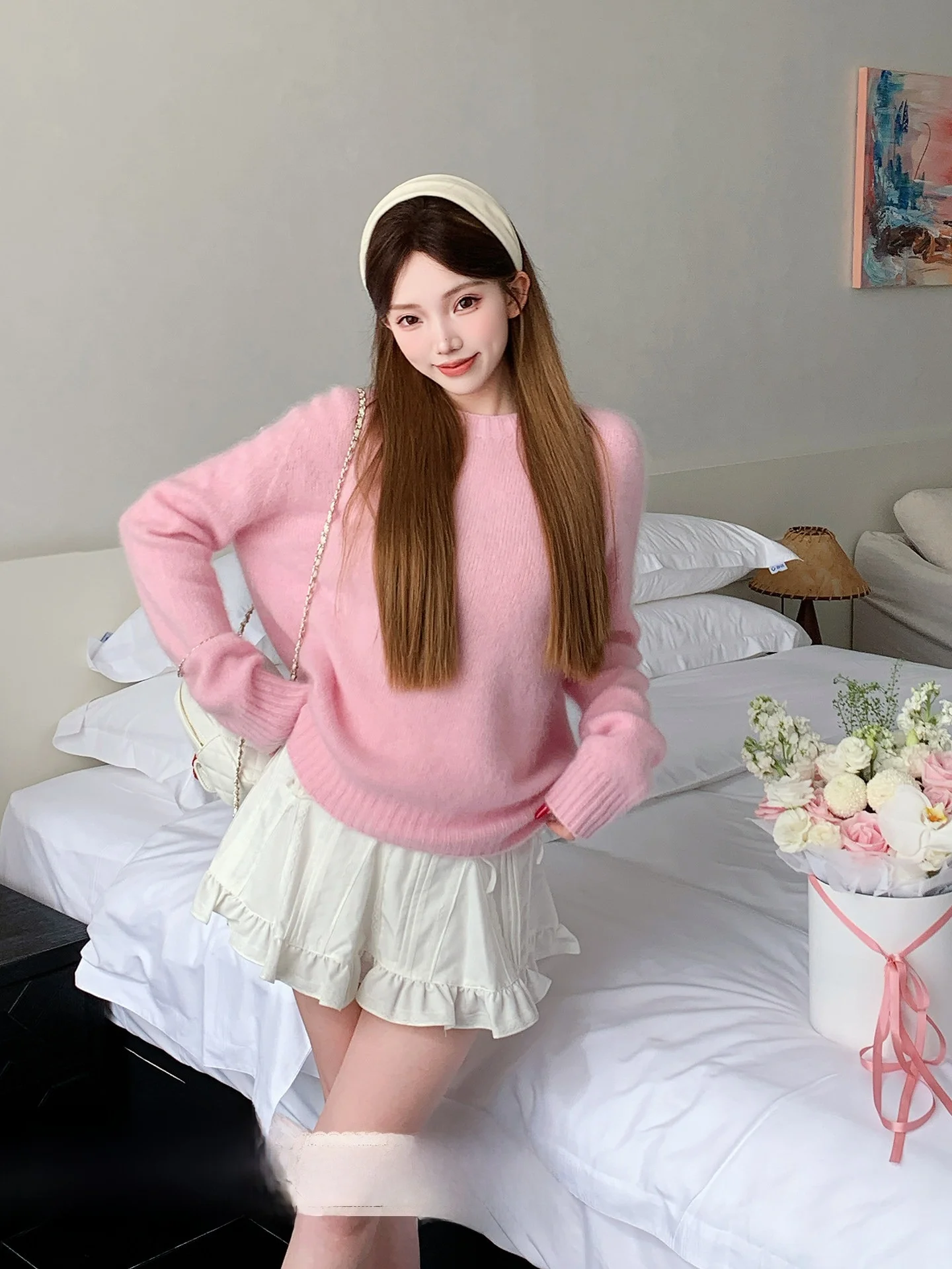 Jenny Candy House Ice Has Come 00 Wool round Ne Loose Knitted Sweater Girli Feel Warmth Long Sve Autumn Faion Women...
Jenny Candy House Ice Has Come 00 Wool round Ne Loose Knitted Sweater Girli Feel Warmth Long Sve Autumn Faion Women...