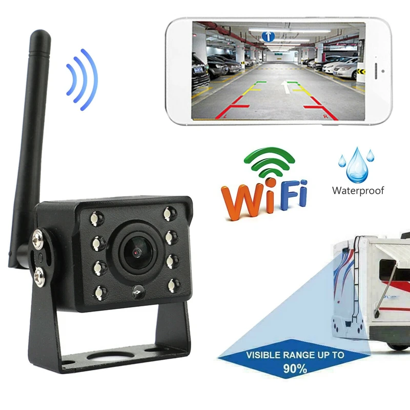 Wifi Wireless Car Truck RV Trailer Rear View Backup Camera Fit For IOS Android
Wifi Wireless Car Truck RV Trailer Rear View Backup Camera Fit For IOS Android