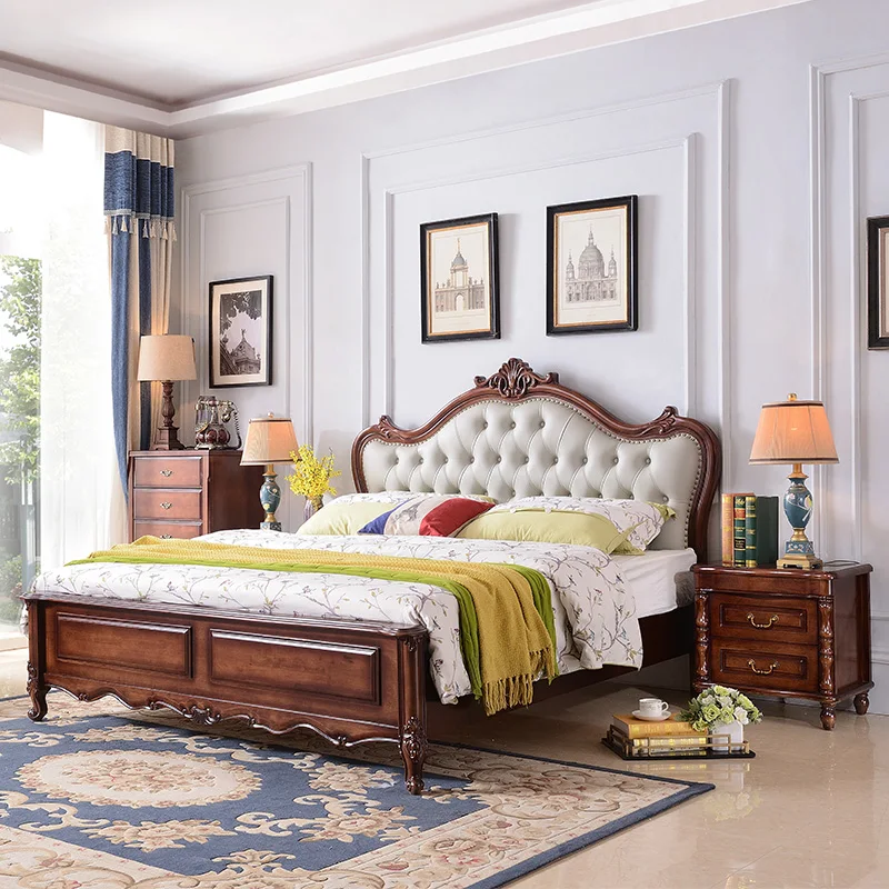 Wood Aesthetic Bed King Size Vintage Nordic Double Queen Mattress Frame Bed Storage Sleeping Cama Matrimonial Bedroom Furniture
Wood Aesthetic Bed King Size Vintage Nordic Double Queen Mattress Frame Bed Storage Sleeping Cama Matrimonial Bedroom Furniture