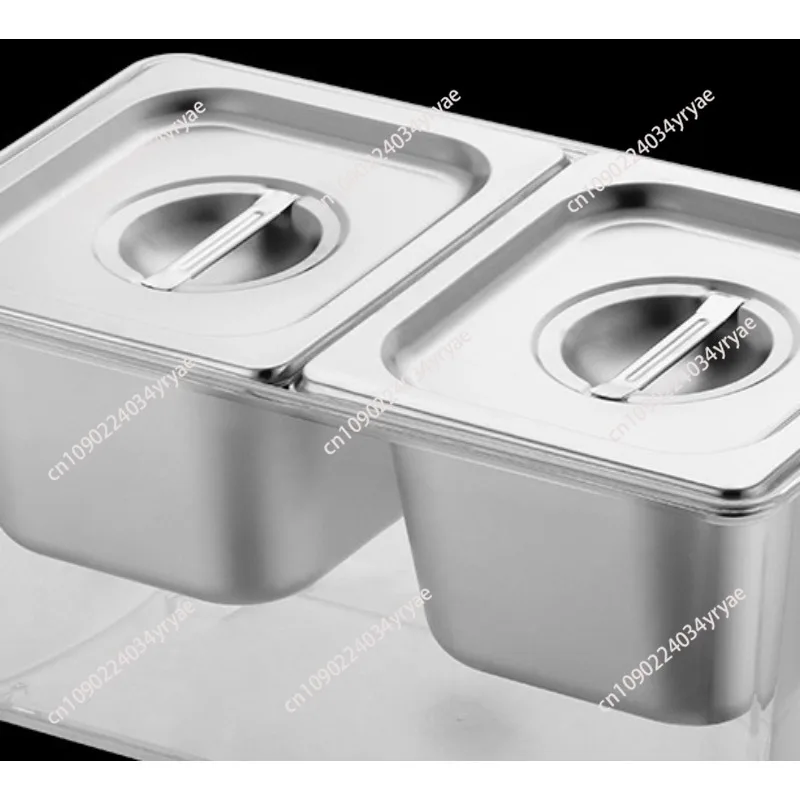 Chilled Condiment Server Tray with Lid Multi Compartments Food Storage Container Kitchen Seasoning Box for Camping Bars
Chilled Condiment Server Tray with Lid Multi Compartments Food Storage Container Kitchen Seasoning Box for Camping Bars