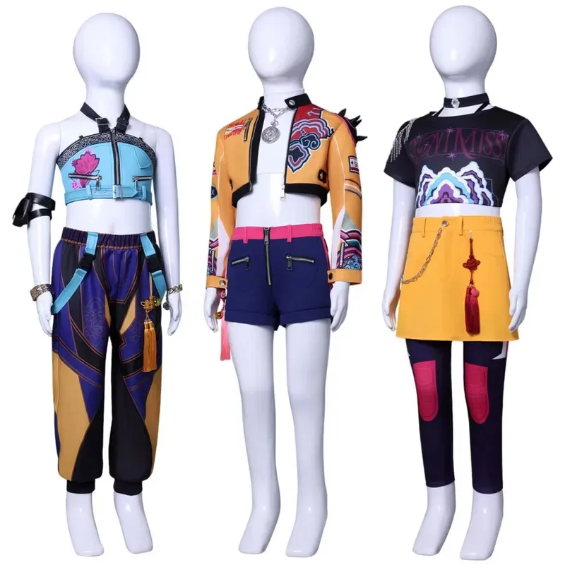 Kids Kpop Demon Rumi Zoey Mira Cosplay Huntrix Hunters Costume For Girls Clothes Group Idol Roleplay Halloween Carnival Suit
Kids Kpop Demon Rumi Zoey Mira Cosplay Huntrix Hunters Costume For Girls Clothes Group Idol Roleplay Halloween Carnival Suit