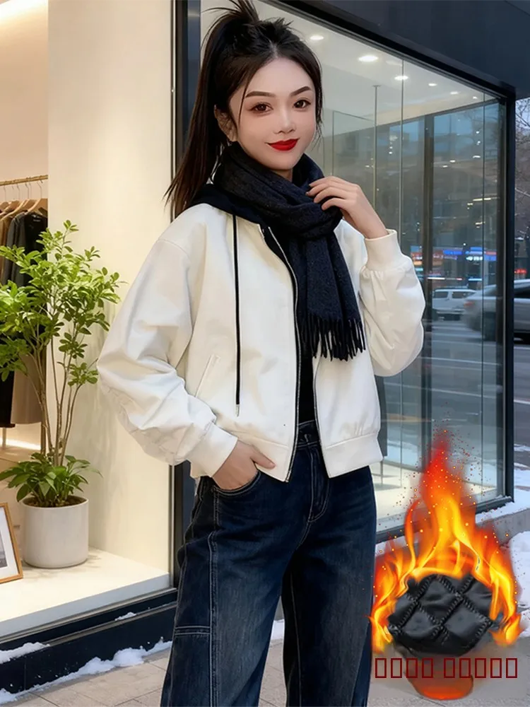 Ele ort Thiened Stand Collar Versatile Women's Jaet Casual Loose Fit Winter New Sle Small Size ular Outerwear
Ele ort Thiened Stand Collar Versatile Women's Jaet Casual Loose Fit Winter New Sle Small Size ular Outerwear