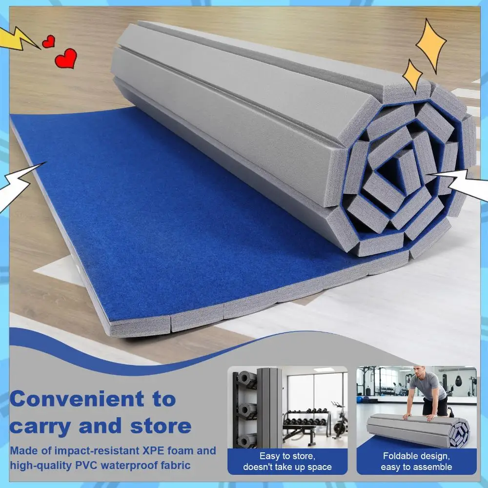 Gymnastics Tumbling Mats 118.11x70.87x1.57in Extra Thick Exercise Mats with Grippy Surface for Pilates Fitness Stretching Yoga
Gymnastics Tumbling Mats 118.11x70.87x1.57in Extra Thick Exercise Mats with Grippy Surface for Pilates Fitness Stretching Yoga