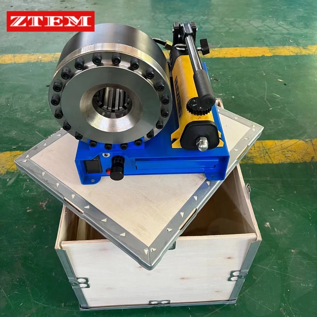 ZTEM Electric Hydraulic Hose Crimping Machine Portable High-pressure Hose Crimper Hoses Fittings Pressing Pipe End Forming Tool
ZTEM Electric Hydraulic Hose Crimping Machine Portable High-pressure Hose Crimper Hoses Fittings Pressing Pipe End Forming Tool