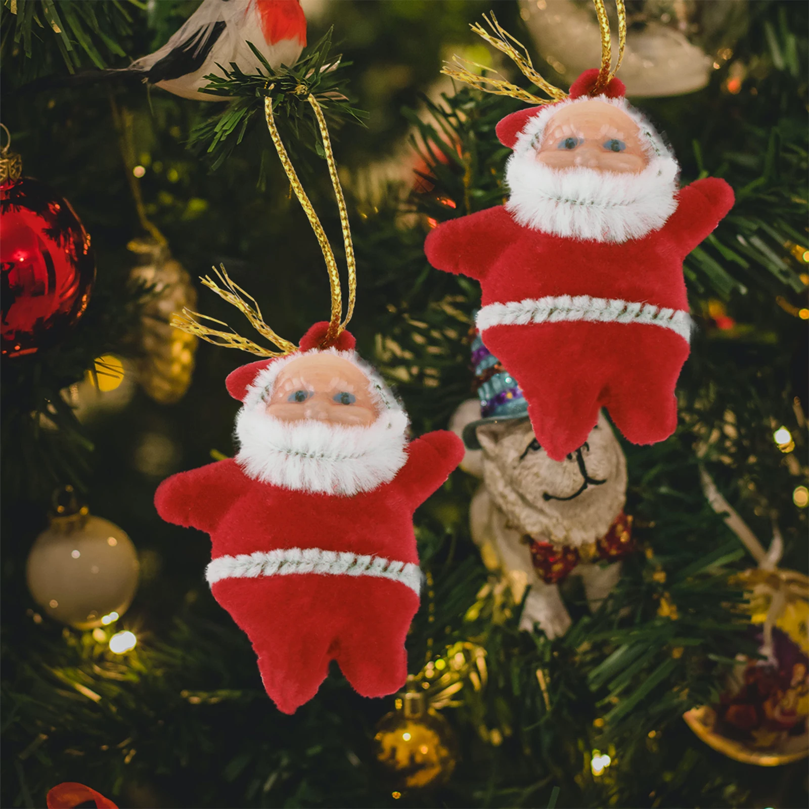10 pcs Mini Santa Claus Style Christmas Tree Hanging Decorations Cloth Ornaments For Holiday Home Party Festive Xmas
10 pcs Mini Santa Claus Style Christmas Tree Hanging Decorations Cloth Ornaments For Holiday Home Party Festive Xmas