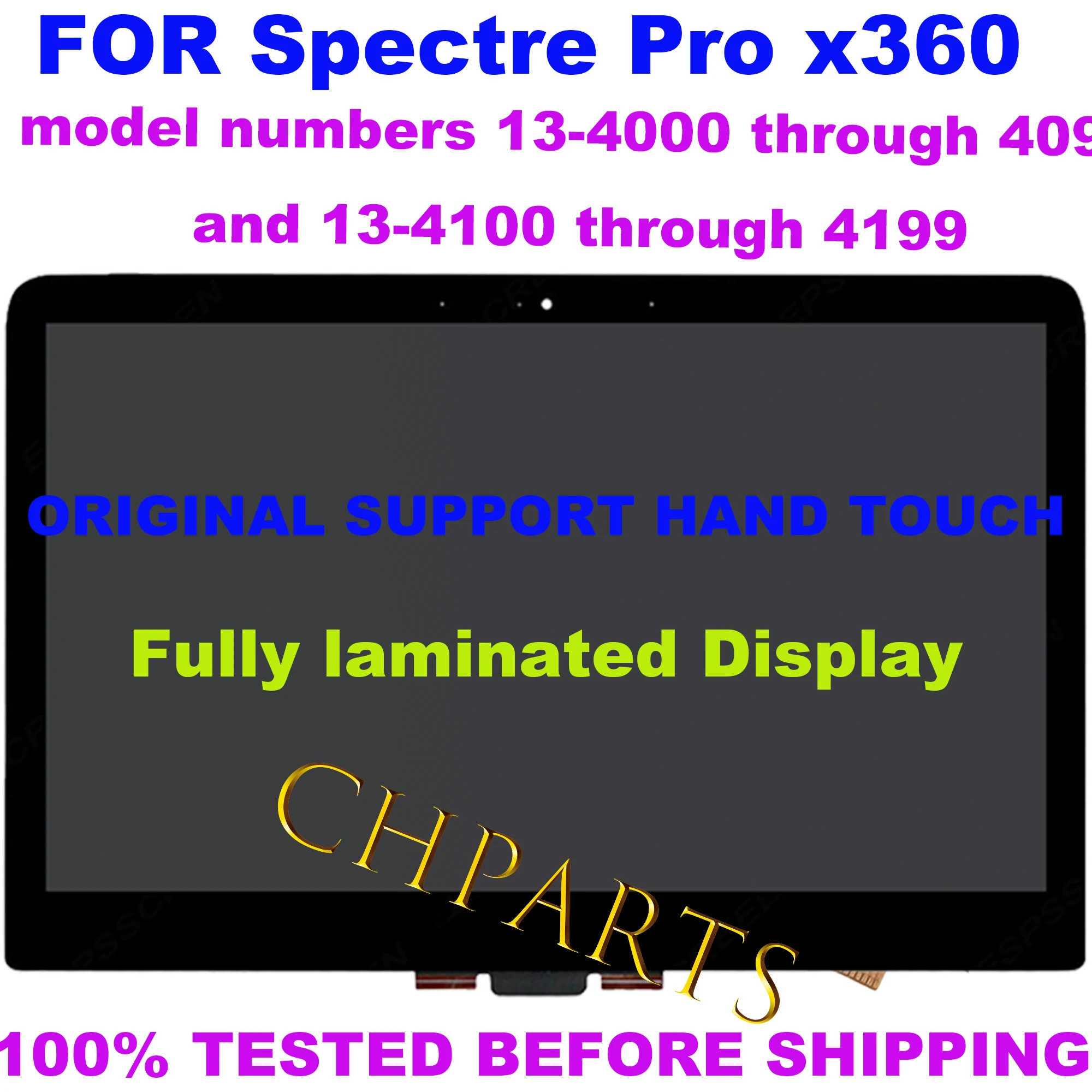 13,3 "FHD QHD для HP Spectre Pro X360 G1 13T 13-41XX 13-4000 ЖК-дисплей ноутбука с сенсорным экраном в сборе 828822 -001
13,3 "FHD QHD для HP Spectre Pro X360 G1 13T 13-41XX 13-4000 ЖК-дисплей ноутбука с сенсорным экраном в сборе 828822 -001