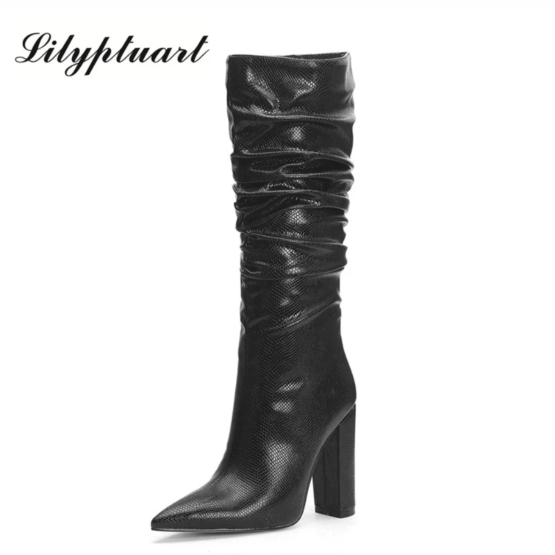 2023 INS Women's Super Fiber Knee Boots Winter Warm Women's Shoes Fashion Party Club Shoes Size 34-43 Zapatos De Mujer
2023 INS Women's Super Fiber Knee Boots Winter Warm Women's Shoes Fashion Party Club Shoes Size 34-43 Zapatos De Mujer