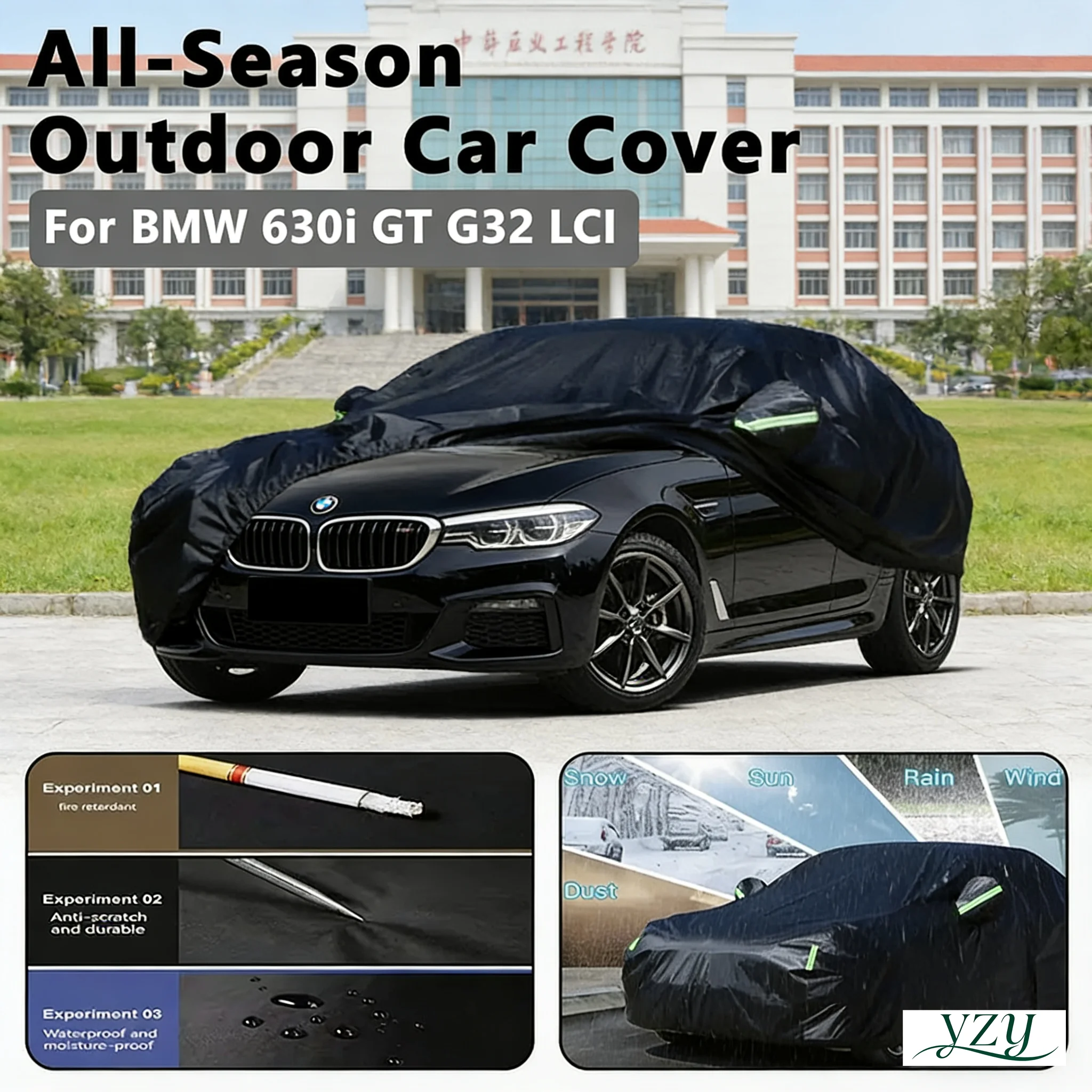 For BMW 630i GT G32 LCI Outdoor Protection Full Car Covers Snow Cover Sunshade Waterproof Dustproof Exterior Car Accessories
For BMW 630i GT G32 LCI Outdoor Protection Full Car Covers Snow Cover Sunshade Waterproof Dustproof Exterior Car Accessories