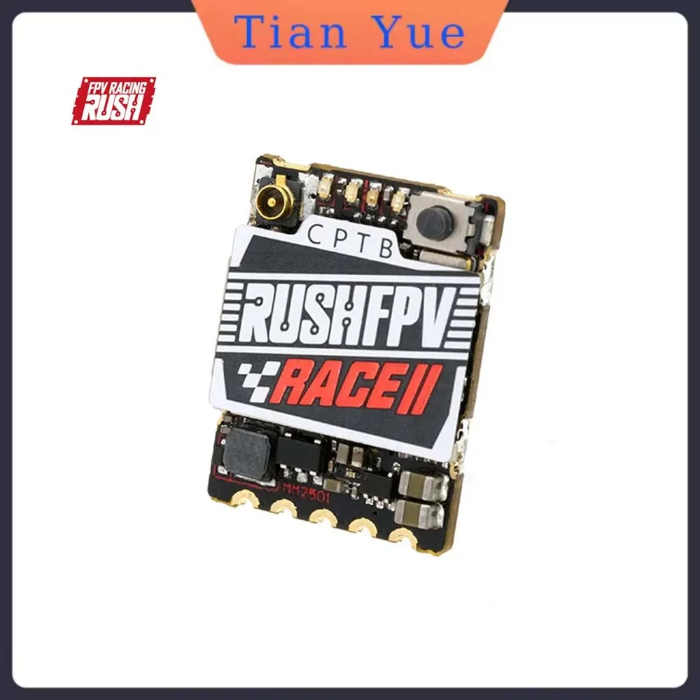RUSHFPV Adjustable SmartAudio FPV VTX 20X15mm for RC Drone RUSH TANK RACE 2 RACE II 5.8G 48CH PitMode 25-200mW Max Power
RUSHFPV Adjustable SmartAudio FPV VTX 20X15mm for RC Drone RUSH TANK RACE 2 RACE II 5.8G 48CH PitMode 25-200mW Max Power