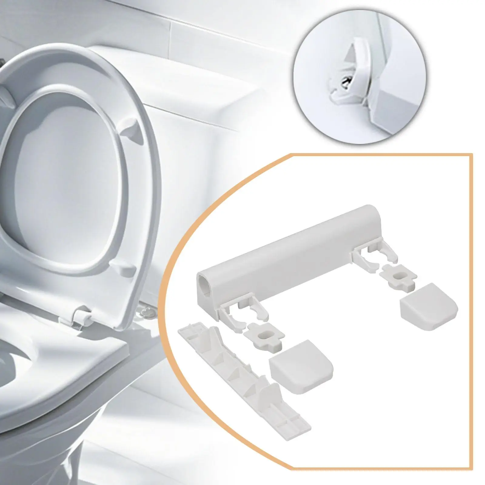 Toilet Seat Hinge Kit Assembly Home Bathroom DIY Toilet Parts Maintenance Accessories Replacement Toilet Cover Repair Kit
Toilet Seat Hinge Kit Assembly Home Bathroom DIY Toilet Parts Maintenance Accessories Replacement Toilet Cover Repair Kit