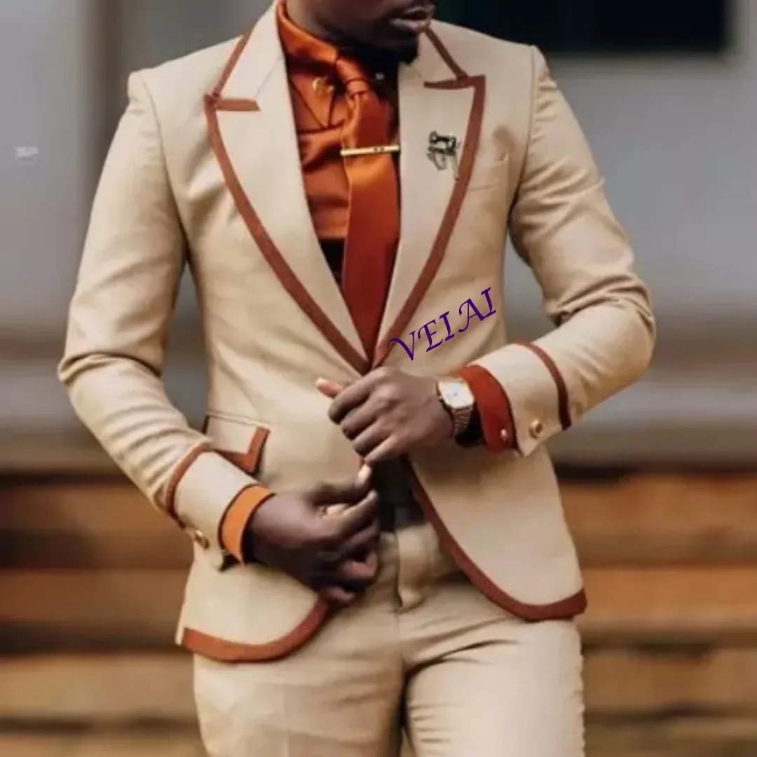 Мужской костюм-двойка цвета хаки: модный, приталенный, повседневный, с пикообразными лацканами, для свадьбы, выпускного, официальных мероприятий, деловых встреч, смокинг, на заказ
Мужской костюм-двойка цвета хаки: модный, приталенный, повседневный, с пикообразными лацканами, для свадьбы, выпускного, официальных мероприятий, деловых встреч, смокинг, на заказ