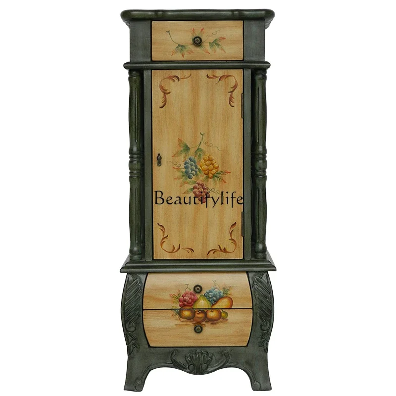 13American small apartment foyer decorative cabinet high porch rack painted sofa side cabinet
13American small apartment foyer decorative cabinet high porch rack painted sofa side cabinet