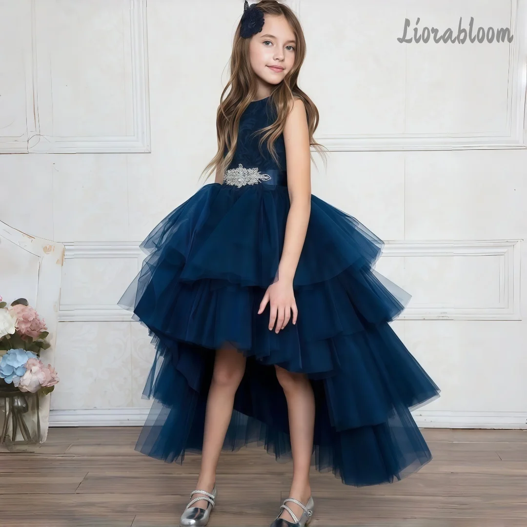 Girls' Asymmetrical Gown High-Low Tulle Dress Custom Multi-Color Flower Girl Dress Wedding Party Attire Dress свадебное платье
Girls' Asymmetrical Gown High-Low Tulle Dress Custom Multi-Color Flower Girl Dress Wedding Party Attire Dress свадебное платье