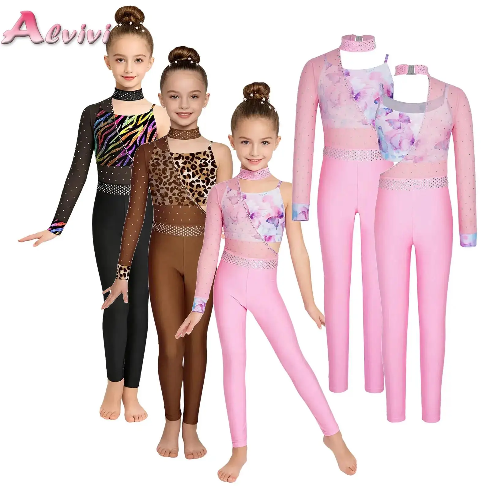 Kids Girls Gymnastics Ballet Dance Leotard with Vest Outfit Printed Unitards Jumpsuit for Figure Skating Acrobatics Performance
Kids Girls Gymnastics Ballet Dance Leotard with Vest Outfit Printed Unitards Jumpsuit for Figure Skating Acrobatics Performance