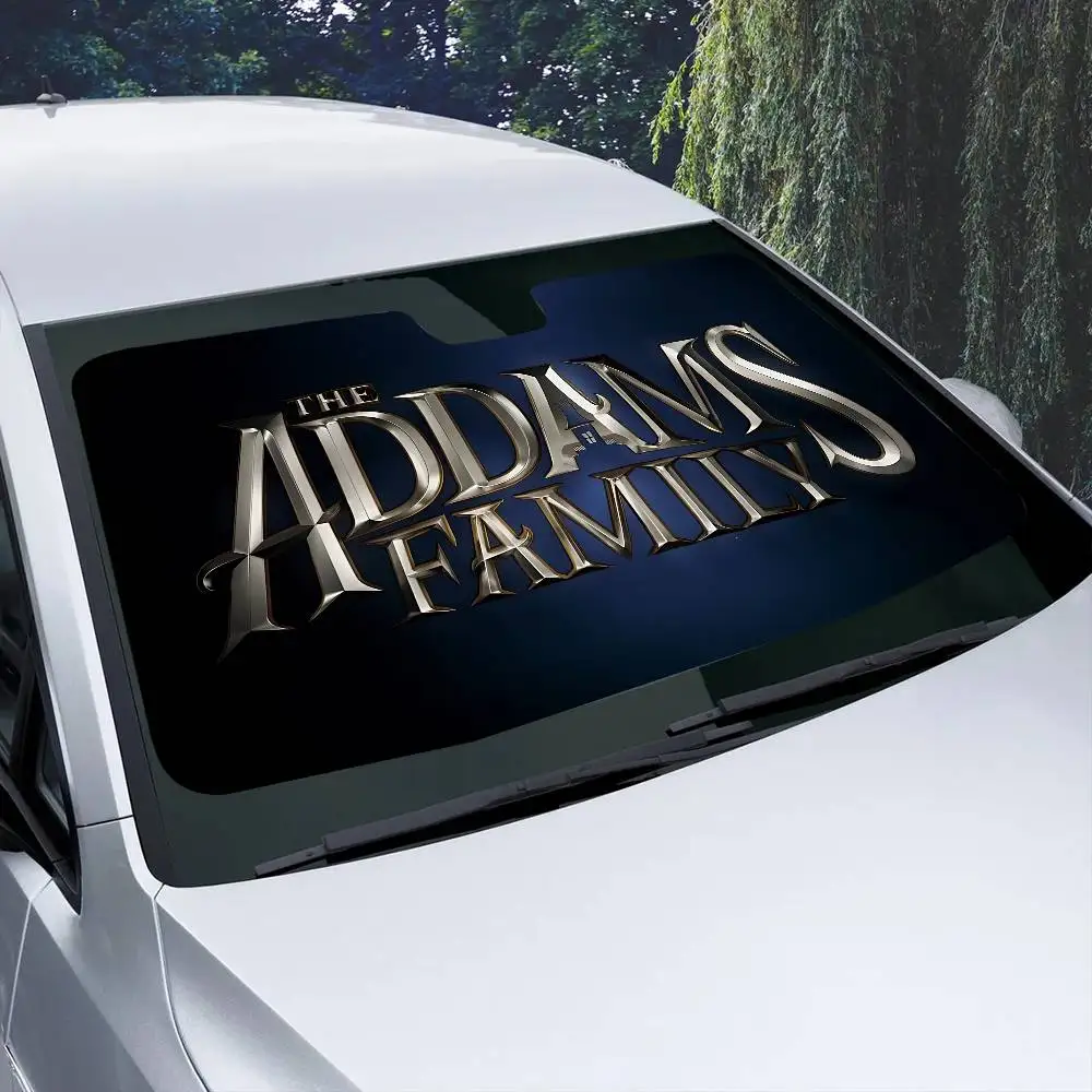 Классический автомобильный солнцезащитный козырек-чехол для лобового стекла с персонализацией по мотивам фильма «Семейство Аддамс»
Классический автомобильный солнцезащитный козырек-чехол для лобового стекла с персонализацией по мотивам фильма «Семейство Аддамс»