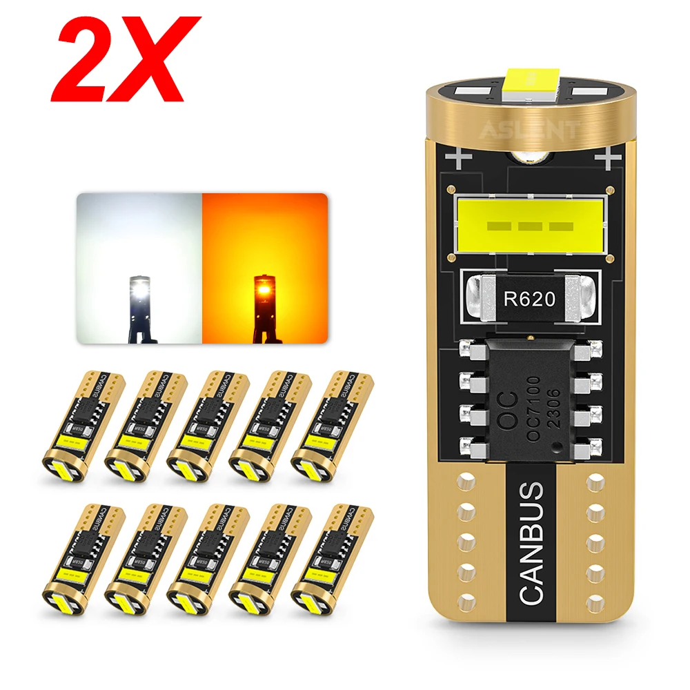 2x NEW W5W T10 LED 2055SMD CANBUS No Error Car Marker Light Parking Lamp Auto Wedge Bulb License Plate Light 6000K White Amber
2x NEW W5W T10 LED 2055SMD CANBUS No Error Car Marker Light Parking Lamp Auto Wedge Bulb License Plate Light 6000K White Amber