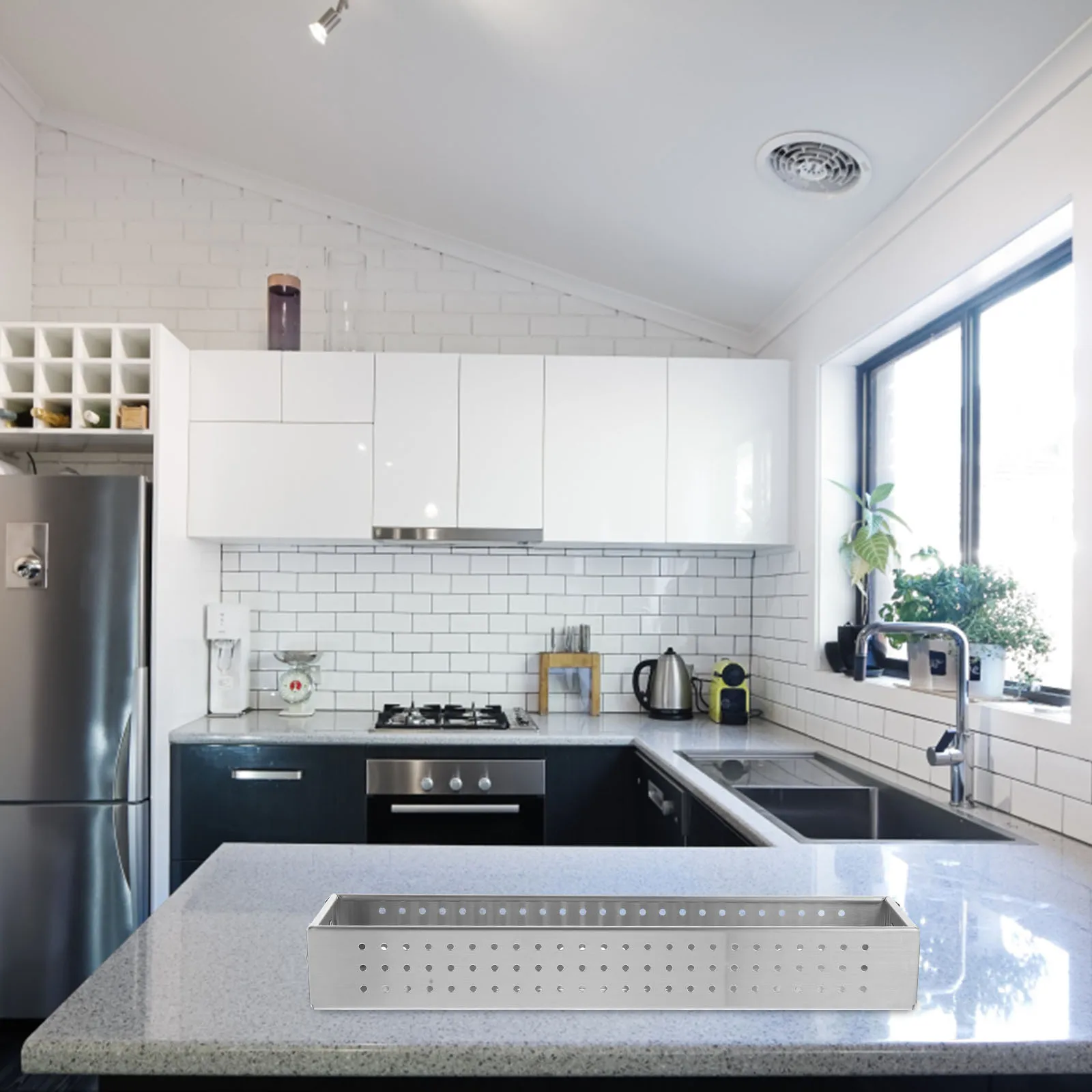 Stainless Steel Cutlery Box Tableware Storage Container Utensil Holder Drain Case Spoon Fork Rack Kitchen ganizer Lightweight
Stainless Steel Cutlery Box Tableware Storage Container Utensil Holder Drain Case Spoon Fork Rack Kitchen ganizer Lightweight