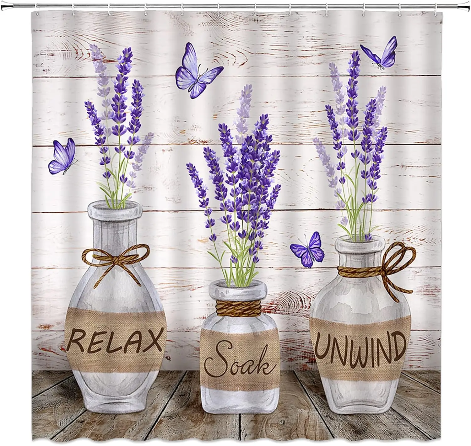 Rustic Farmhouse Lavender Bouquet Shower Curtain Bathroom Decor Spa Accessories Relaxation Unwind Vanity Curtain Cottagecore Hom
Rustic Farmhouse Lavender Bouquet Shower Curtain Bathroom Decor Spa Accessories Relaxation Unwind Vanity Curtain Cottagecore Hom