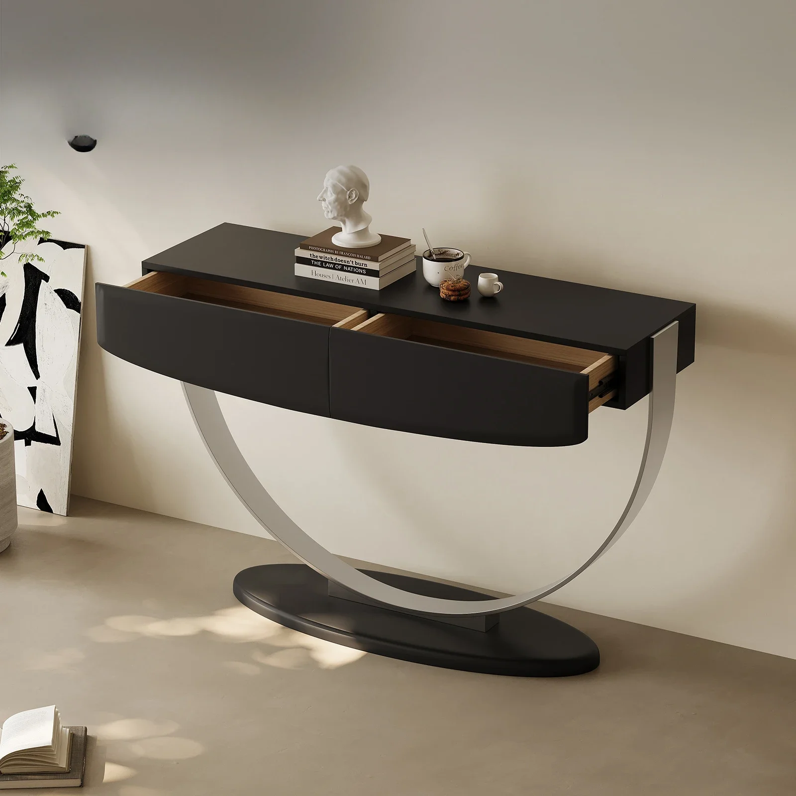 Retro entry entrance cabinet, partition cabinet, living room 2024 new model, facing the door entrance table
Retro entry entrance cabinet, partition cabinet, living room 2024 new model, facing the door entrance table