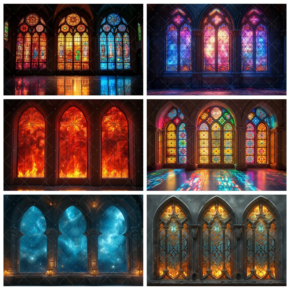 Stained Glass Window Photography Backdrop Custom Church Pentecostal Wedding Pregnant Women And Children Portrait Decoration Prop 
Stained Glass Window Photography Backdrop Custom Church Pentecostal Wedding Pregnant Women And Children Portrait Decoration Prop