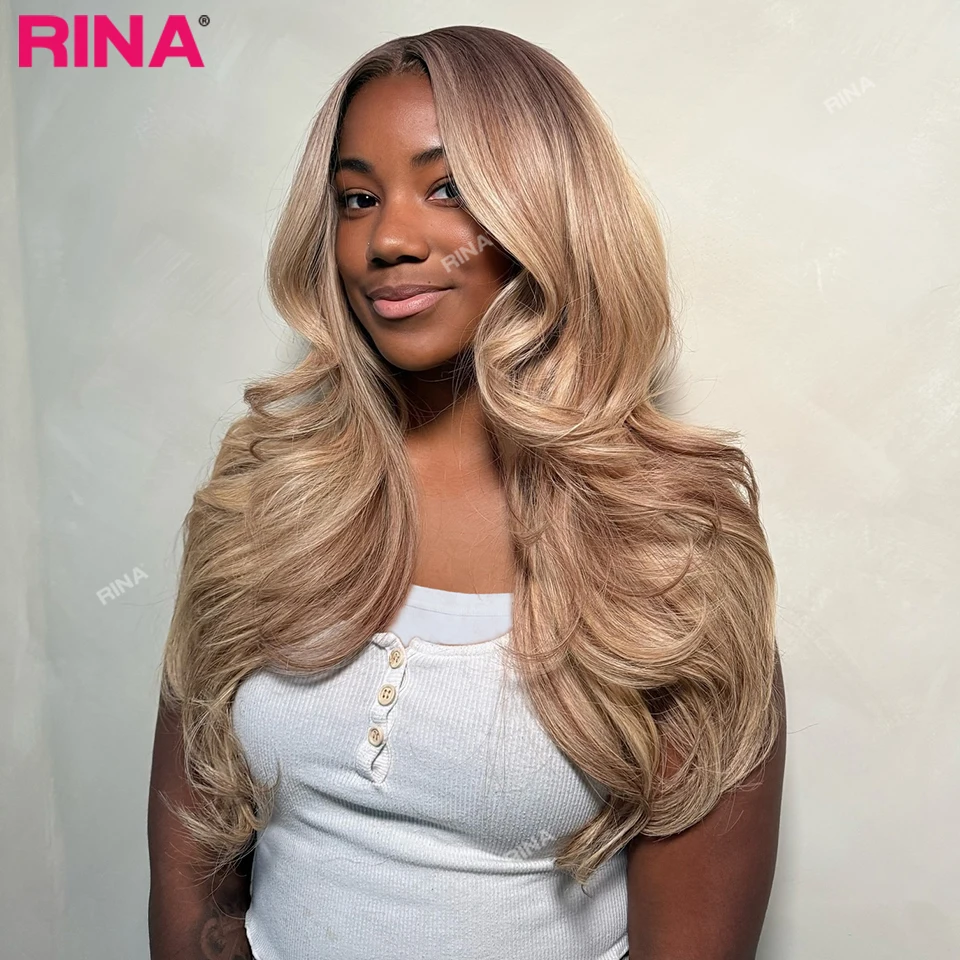 Dark Root Blonde Wigs 5x5 Lace Closure Wigs Hd Transparent 200% Density Ombre Blonde Body Wave 13x6 Lace Front Wig For Women
Dark Root Blonde Wigs 5x5 Lace Closure Wigs Hd Transparent 200% Density Ombre Blonde Body Wave 13x6 Lace Front Wig For Women