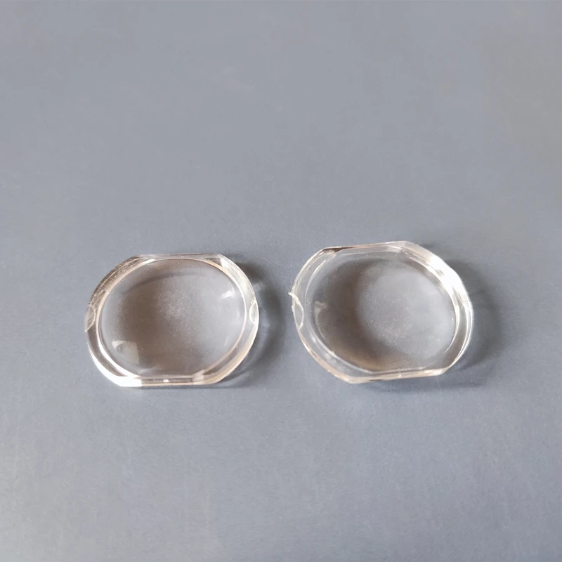 #DSE-23.9 High quality Led Optical Lens, Projector convex lens, Size 23.9X20.5X4mm, Clean surface, PMMA materials 
#DSE-23.9 High quality Led Optical Lens, Projector convex lens, Size 23.9X20.5X4mm, Clean surface, PMMA materials
