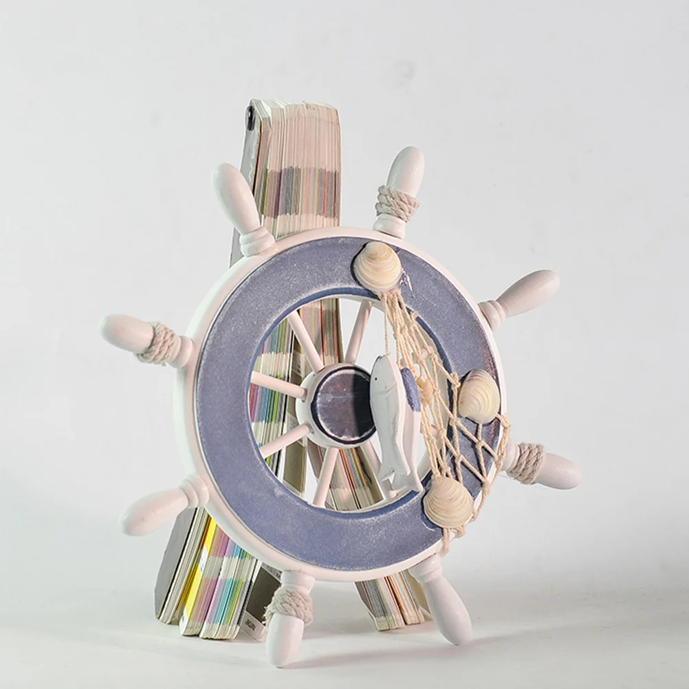 Decorative Ship Wheel Wooden Steering Wheel Mediterranean Style Hanging Craft for Home Bar Wall Decoration Marine Theme
Decorative Ship Wheel Wooden Steering Wheel Mediterranean Style Hanging Craft for Home Bar Wall Decoration Marine Theme