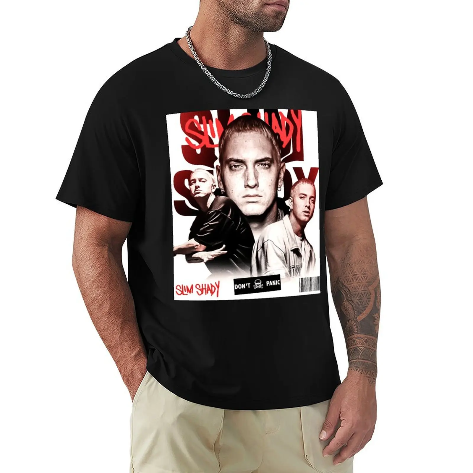 Hip-Hop Eminnem Tribute T-Shirt Simple Casual Short Sleeve Tee
Hip-Hop Eminnem Tribute T-Shirt Simple Casual Short Sleeve Tee
