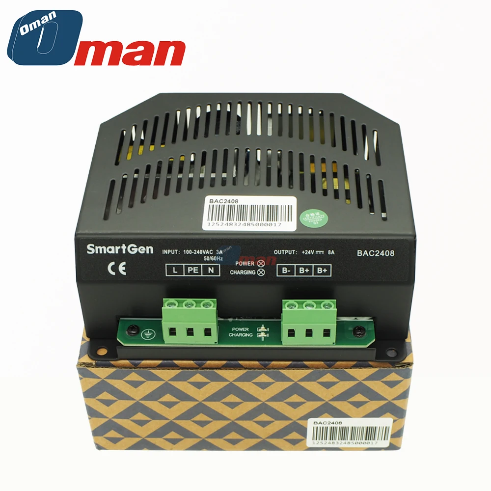BAC2408 24V 8A Floating Charge Of Diesel Generator Set SmartGen Original Two-Stage Charge
BAC2408 24V 8A Floating Charge Of Diesel Generator Set SmartGen Original Two-Stage Charge