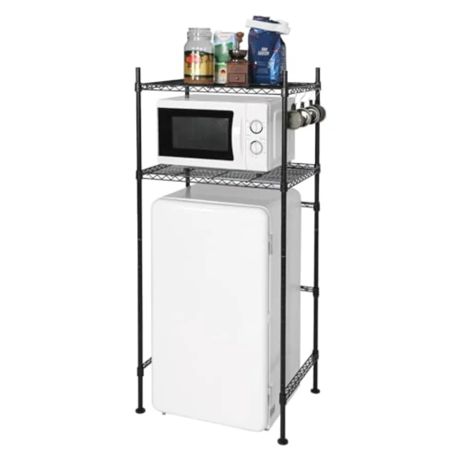 Mini Fridge Shelf 2-Tier Height Adjustable Mini Fridge Stand with Storage for Dorm Space Saving Metal Microwave Organizer Shelf
Mini Fridge Shelf 2-Tier Height Adjustable Mini Fridge Stand with Storage for Dorm Space Saving Metal Microwave Organizer Shelf