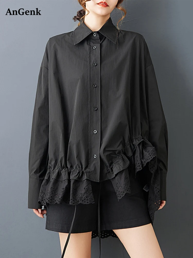 Необычная лоскутная ажурная винтажная рубашка, женская новая свободная повседневная блузка с длинным рукавом, модная верхняя одежда, весна-осень 2025
Необычная лоскутная ажурная винтажная рубашка, женская новая свободная повседневная блузка с длинным рукавом, модная верхняя одежда, весна-осень 2025