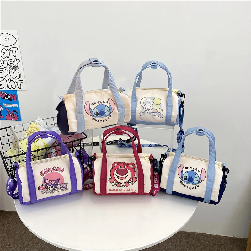 Stitch New Bucket Handbag Cute Cartoon Doll Strawberry Bear Sanrio Kuromi Crossbody Cartoon Bag Sanrio Accessories Crossbody bag
Stitch New Bucket Handbag Cute Cartoon Doll Strawberry Bear Sanrio Kuromi Crossbody Cartoon Bag Sanrio Accessories Crossbody bag