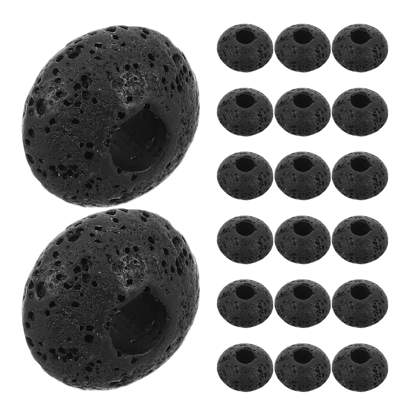 20Pcs Volcanic Rock Round Stone Beads Large Hole Essential Oil Diffuser Beads for DIY Jewelry Making Aromatherapy Crafts
20Pcs Volcanic Rock Round Stone Beads Large Hole Essential Oil Diffuser Beads for DIY Jewelry Making Aromatherapy Crafts