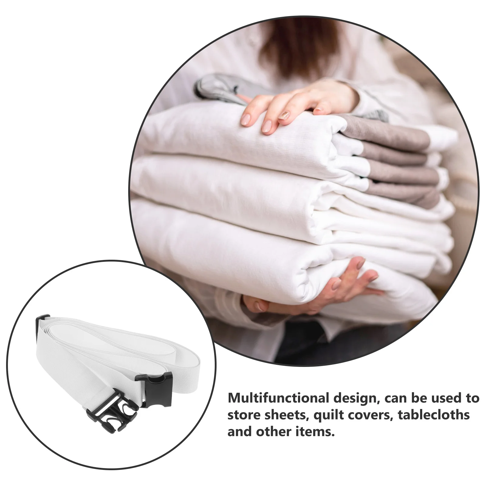 4 Meters Elastic Band for Fixing Wardrobe Organizing Tablecloths Bed Sheets and Solution
4 Meters Elastic Band for Fixing Wardrobe Organizing Tablecloths Bed Sheets and Solution