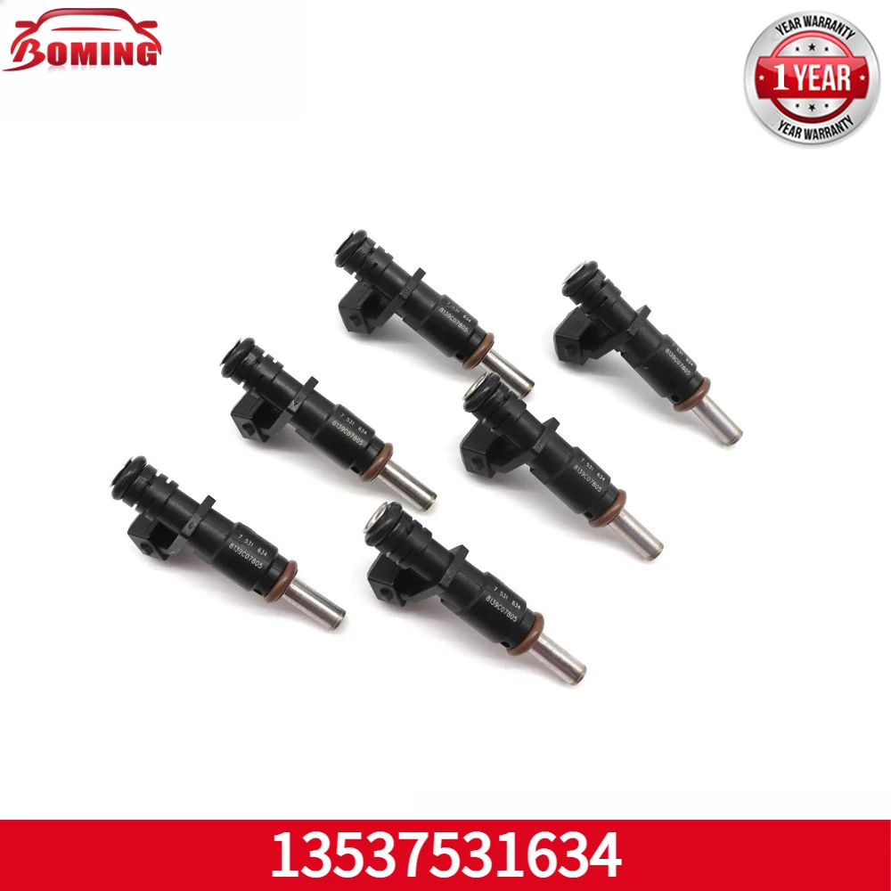 6x Car Fuel Injectors Nozzle 7531634 13537531634 Fit For BMW 128i 325i 330i 328i 330i 525i 528i 530i X1 X3 X5 Z4 2.0 2.5 3.0L
6x Car Fuel Injectors Nozzle 7531634 13537531634 Fit For BMW 128i 325i 330i 328i 330i 525i 528i 530i X1 X3 X5 Z4 2.0 2.5 3.0L