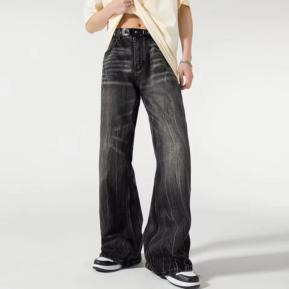 Men'S Loose Pants Flared Jeans Comfort Denim Pants 60s 70s Retro Trousers Bell Bottoms Elastic Rope Breathable Tie-Foot Trousers
Men'S Loose Pants Flared Jeans Comfort Denim Pants 60s 70s Retro Trousers Bell Bottoms Elastic Rope Breathable Tie-Foot Trousers