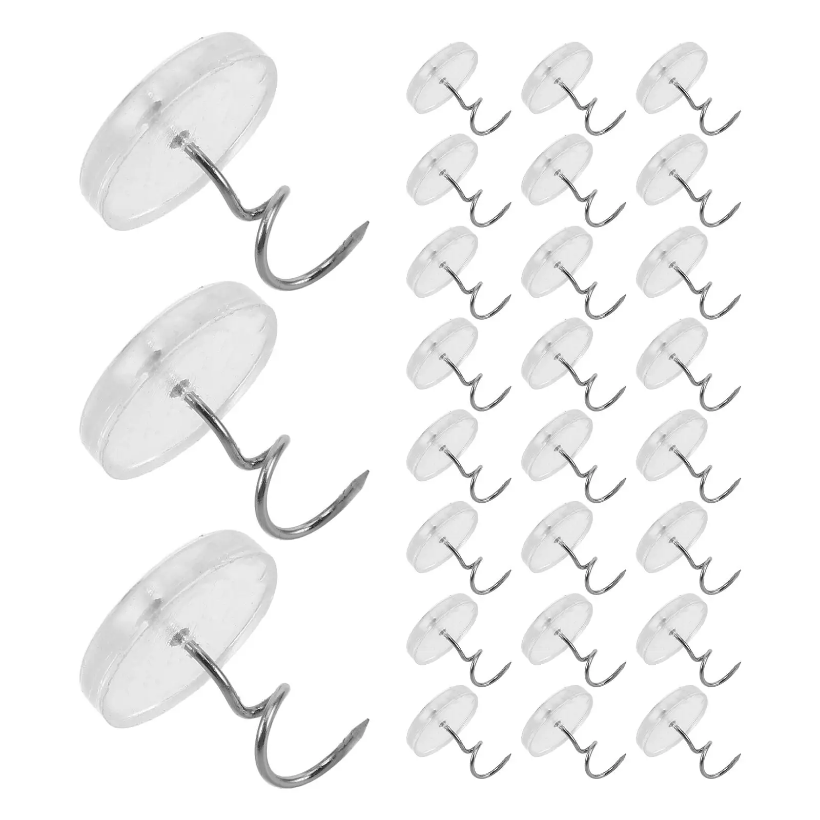 100 Pcs Sheet Holder Upholstery Nails Tacks Twist Pins with Cover Covered Button Fasteners Clips White
100 Pcs Sheet Holder Upholstery Nails Tacks Twist Pins with Cover Covered Button Fasteners Clips White