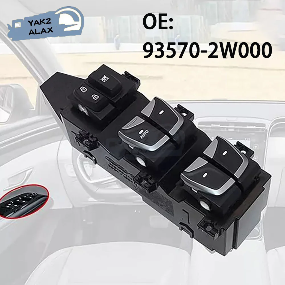 For Hyundai Santa Fe IX45 DM 2013 2014 2015 2016 Electric Master Power Window Control Switch Glass Lifter Button 93570-2W000
For Hyundai Santa Fe IX45 DM 2013 2014 2015 2016 Electric Master Power Window Control Switch Glass Lifter Button 93570-2W000