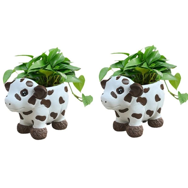 ABUP-Cow Flower Pot Indoor Plant Spot Vase Desktop Resin Flower Pot Dining Room Cabinet Home Decor Gift
ABUP-Cow Flower Pot Indoor Plant Spot Vase Desktop Resin Flower Pot Dining Room Cabinet Home Decor Gift