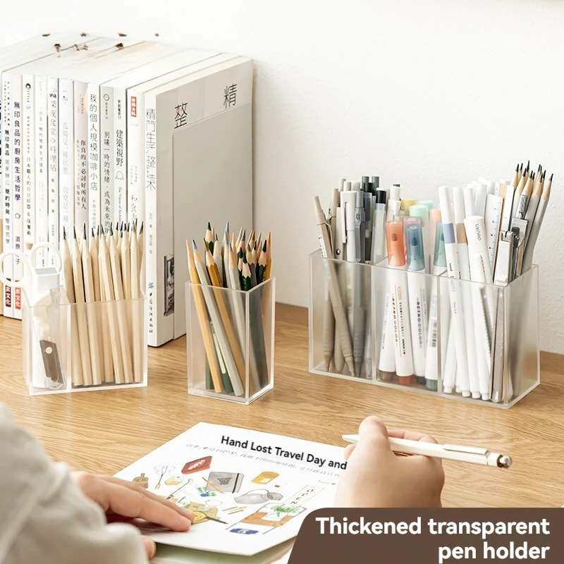 Transparent Pen Holder Office Desktop Storage Box Simple And Multi Functional Pen Box For Storage
Transparent Pen Holder Office Desktop Storage Box Simple And Multi Functional Pen Box For Storage